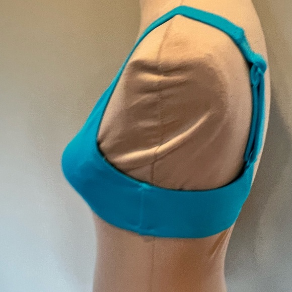 Vilebrequin Women’s Bikini Swim Top Size 6 Bright Blue Adjustable Straps Beach - Picture 3 of 14